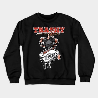 Trashy Cute Possum Crewneck Sweatshirt